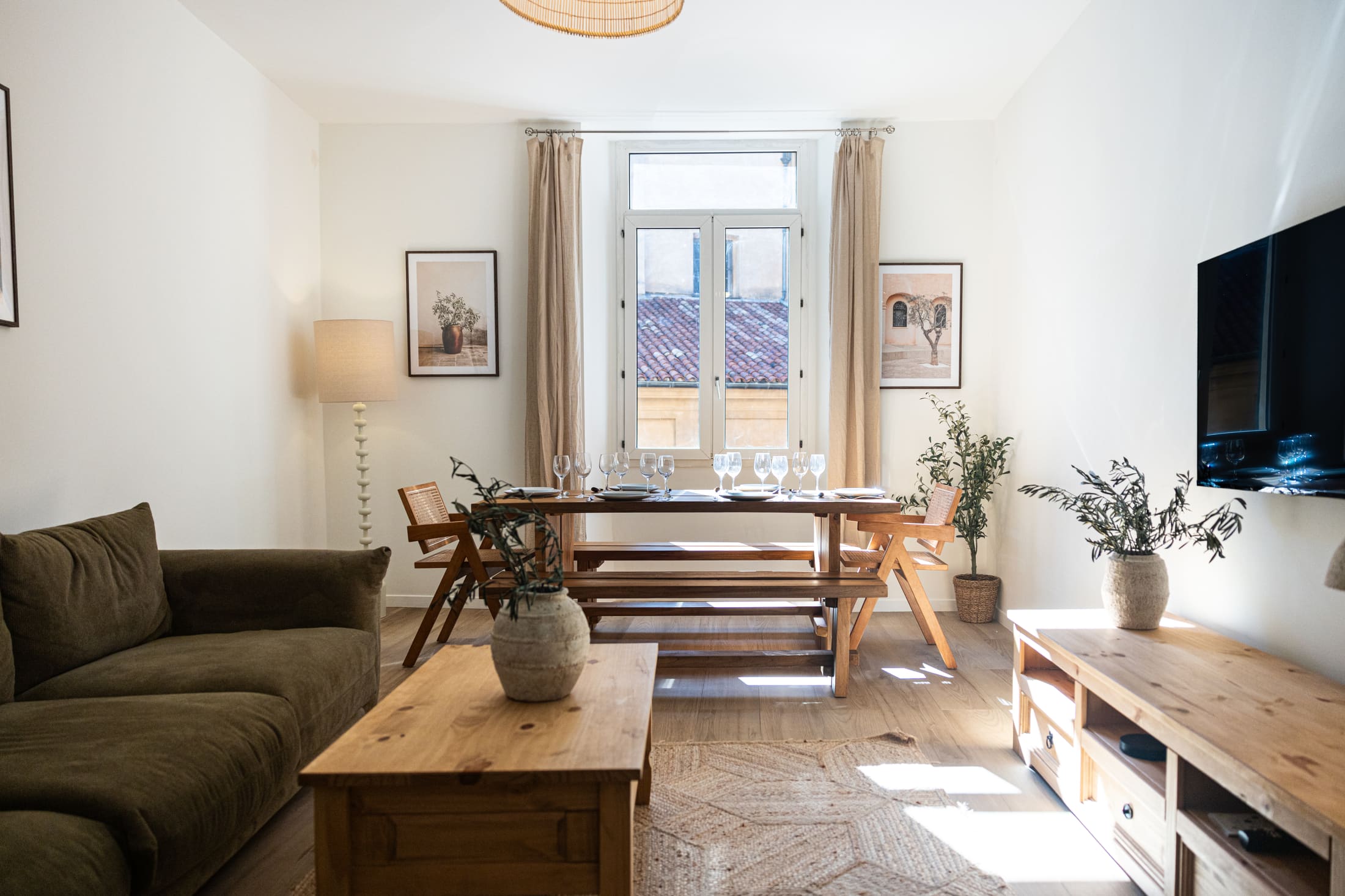 Logement premium préparé avant l'arrivée des voyageurs