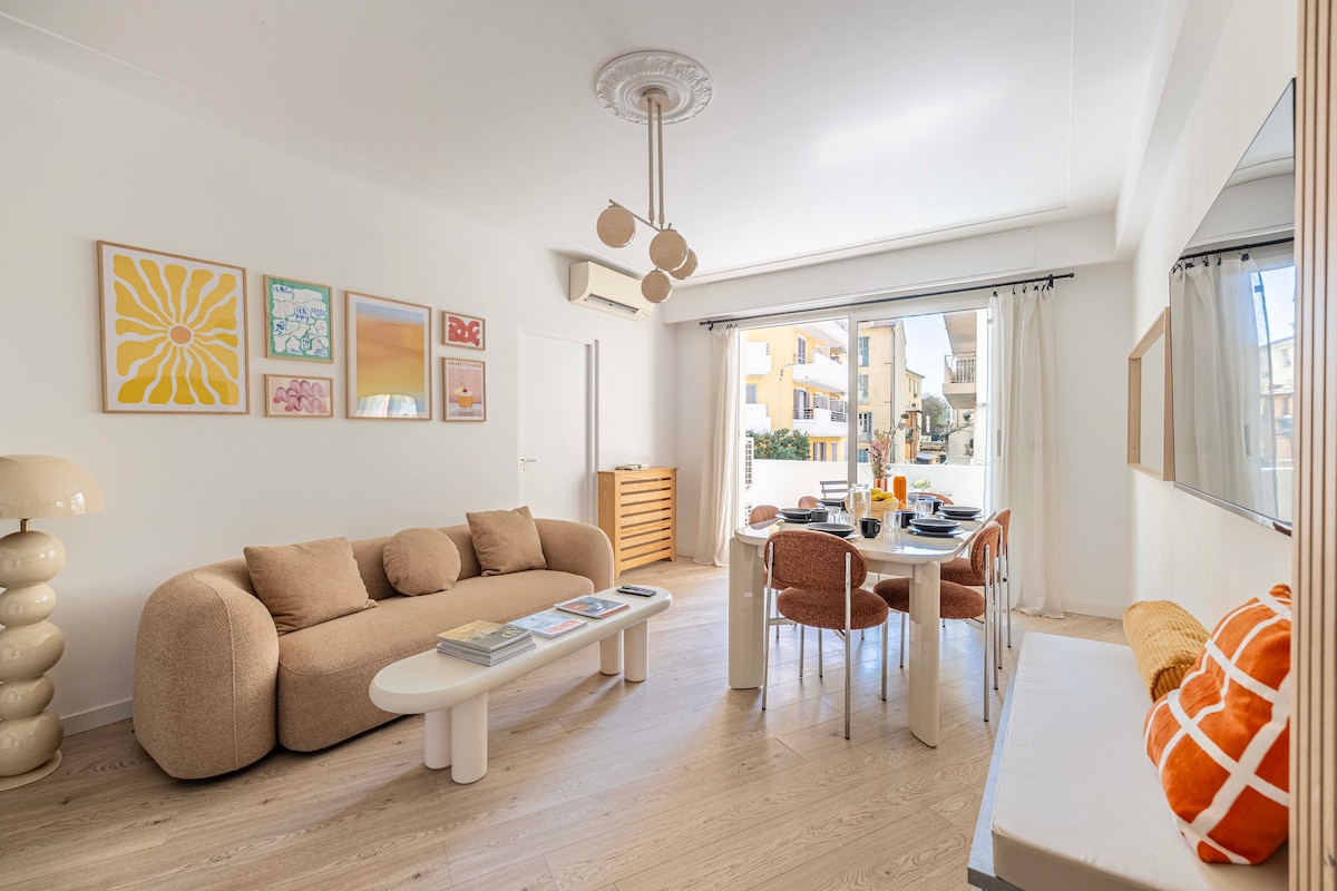 Grand T4 chic près du Port avec balcon et clim