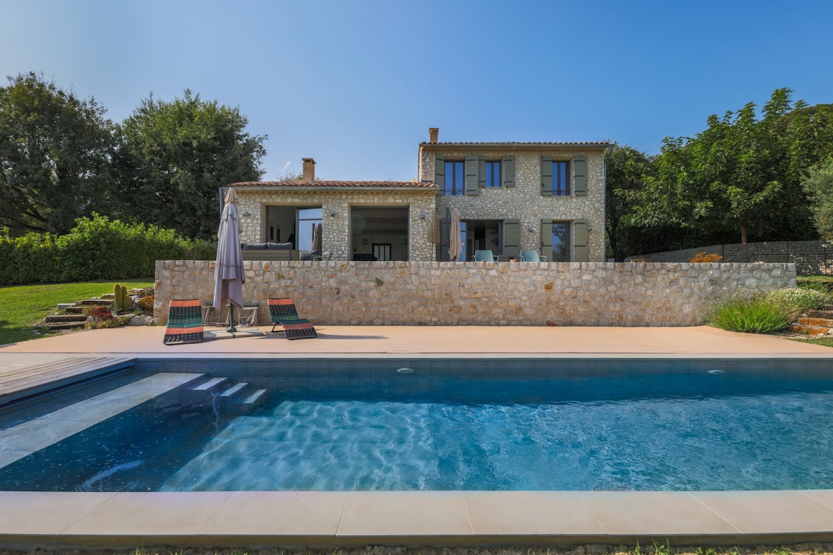 Élégante Villa Piscine - Vue St Paul de Vence